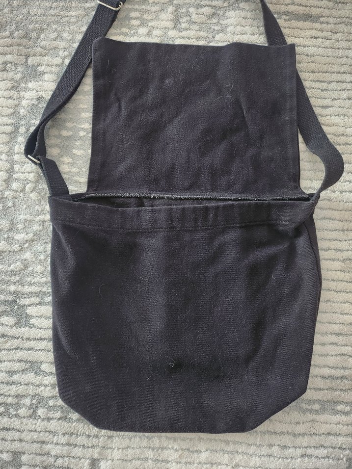 siyah kot askili postaci canta - Görsel 2