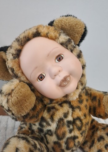 vintage porselen bebek - Görsel 2