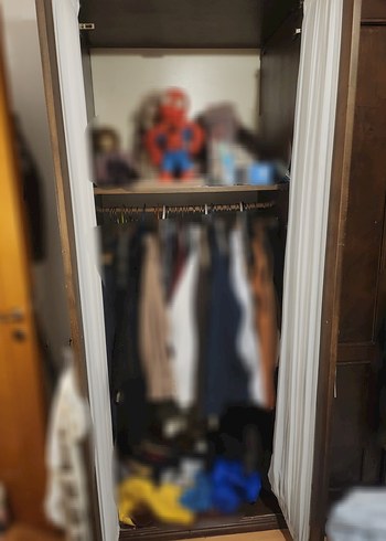 vintage eski gardrop dolap - Görsel 2