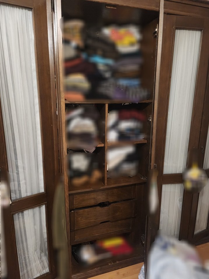 vintage eski gardrop dolap - Görsel 3