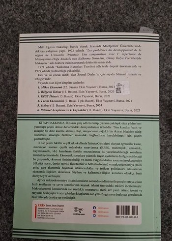 İktisada Giriş - Prof. Dr. Zeynel Dinler - Görsel 2