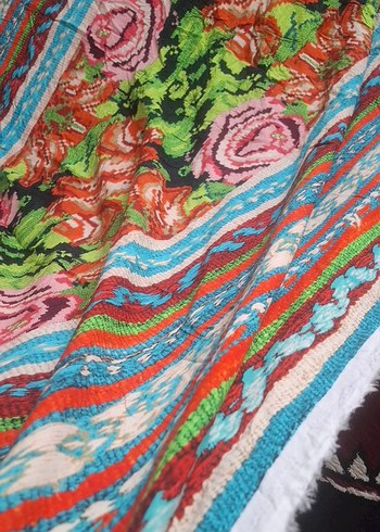 Çok Renkli parça kumaş - Görsel 2