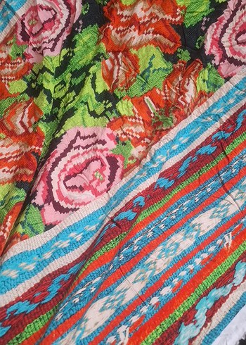 Çok Renkli parça kumaş - Görsel 3