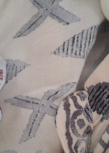 Gri Bohem Uzun Salaş Elbise - Görsel 7