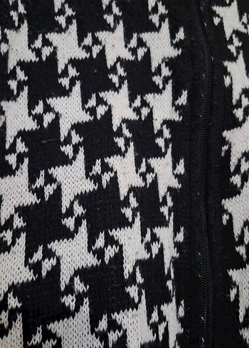 şapkalı cepli uzun hırka - Görsel 4