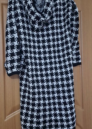 şapkalı cepli uzun hırka - Görsel 2