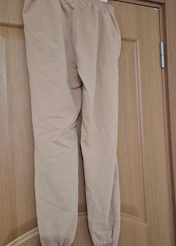 Bej Kadın Salaş Sweatpant eşofman - Görsel 2