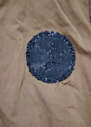 Kadın Bej Uzun Süet Ceket Kürklü Kapüşonlu - Görsel 9