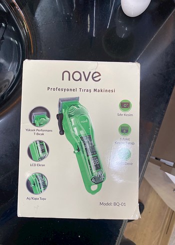 Nave Profesyonel Tıraş Makinesi BQ-01