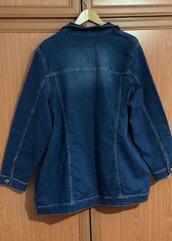 LC Waikiki Düğmeli Mavi Kadın Denim Ceket