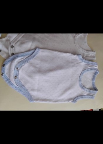 Diğer Beyaz Bebek Kolsuz Çıtçıtlı Body
