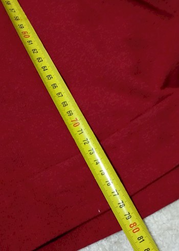 Bordo Uzun Kollu Rahat Sweatshirt - Görsel 4