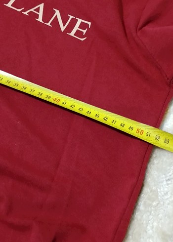 Bordo Uzun Kollu Rahat Sweatshirt - Görsel 5