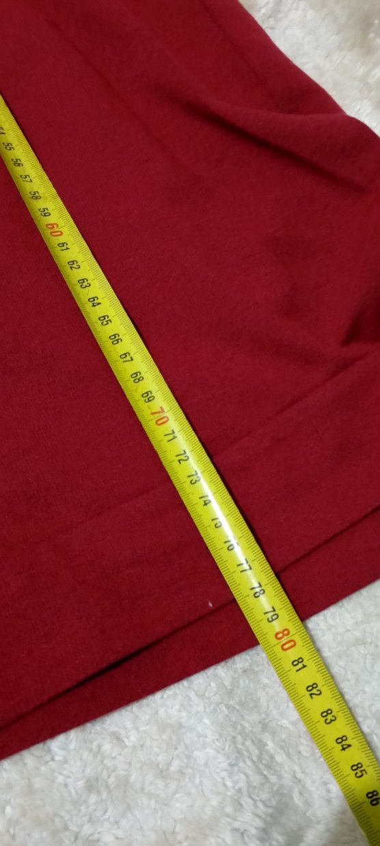 Bordo Uzun Kollu Rahat Sweatshirt - Görsel 4