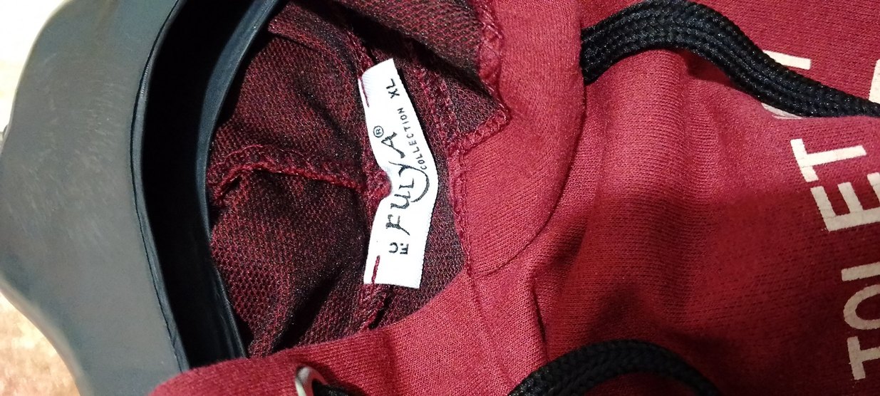 Bordo Uzun Kollu Rahat Sweatshirt - Görsel 3