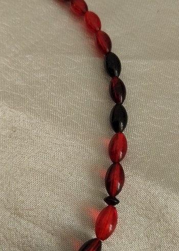 Koyu Kırmızı Erkek Tesbih - Görsel 5