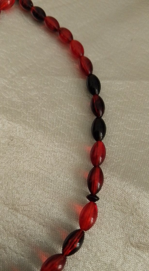 Koyu Kırmızı Erkek Tesbih - Görsel 5