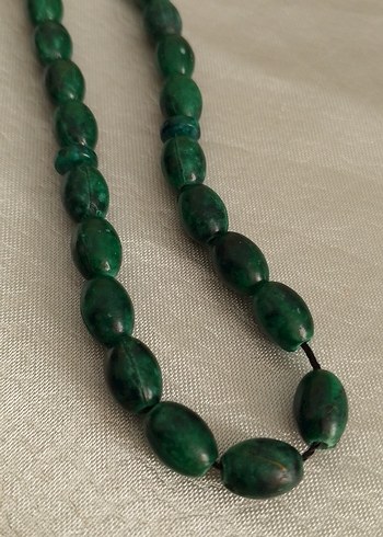 Koyu Yeşil Erkek Tesbih Minimalist Stil - Görsel 5