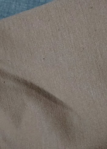 Bej Uzun Kollu Denim Detaylı Sweatshirt - Görsel 8