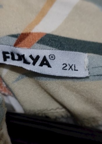 Bej Gri Desenli Uzun Kollu Bol Kesim Bluz - Görsel 5