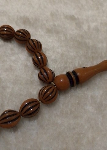 Koyu Bej Erkek Tesbih Boncukları - Görsel 4