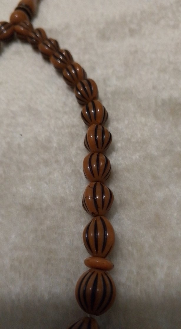 Koyu Bej Erkek Tesbih Boncukları - Görsel 3