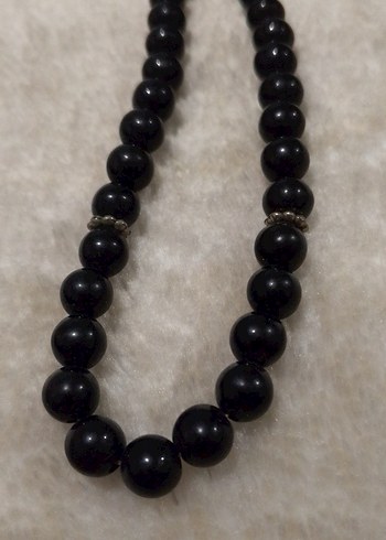 Siyah Gotik Erkek Tesbih - Görsel 3