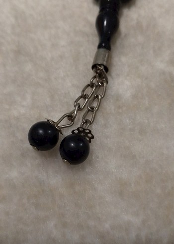 Siyah Gotik Erkek Tesbih - Görsel 2