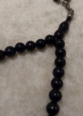 Siyah Gotik Erkek Tesbih - Görsel 4