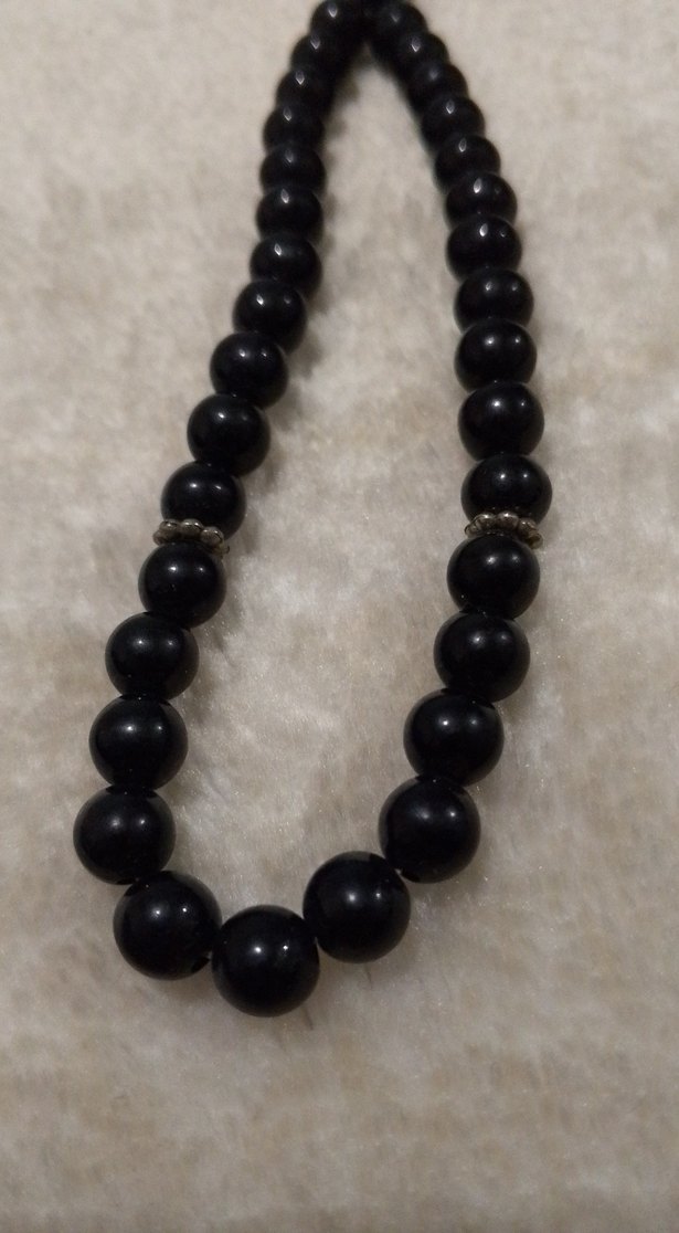 Siyah Gotik Erkek Tesbih - Görsel 3