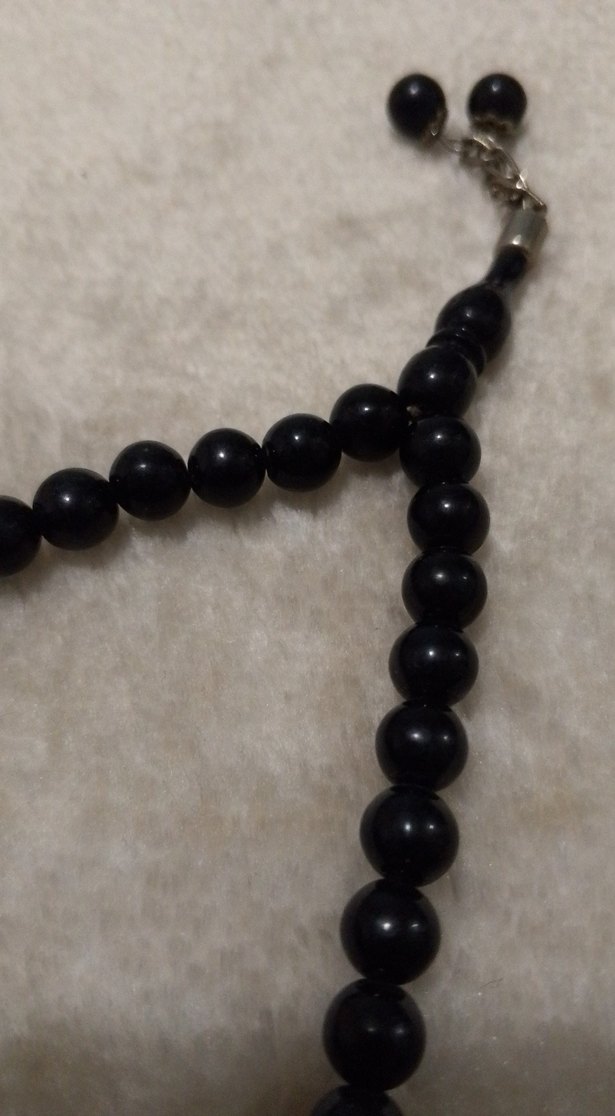 Siyah Gotik Erkek Tesbih - Görsel 4