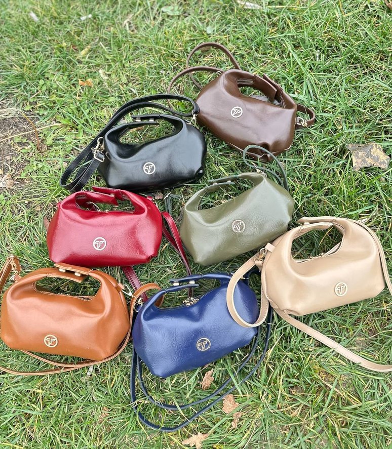 Kırmızı Deri Minimalist Kadın Çanta - Görsel 2