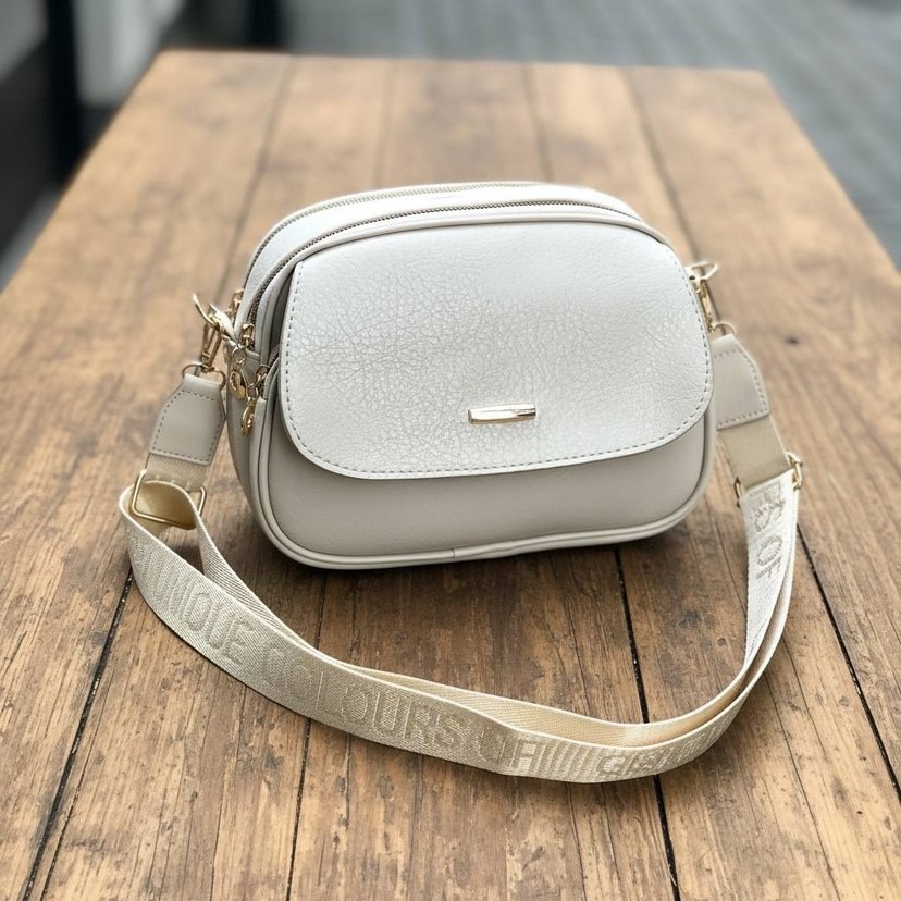 Mavi Deri Tokalı Kadın Çanta - Görsel 4