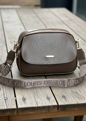 Bordo Deri Kadın Çanta - Görsel 10