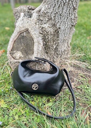 Kadın Deri Haki Çanta - Kemerli, Yılan Desenli - Görsel 10