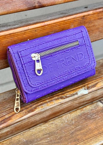 Pembe Fermuarlı Deri Kadın Cüzdan - Görsel 10