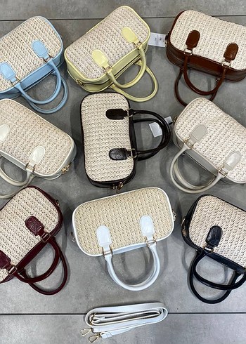Mango Örgü Detaylı Modern Klasik Kadın Çantası