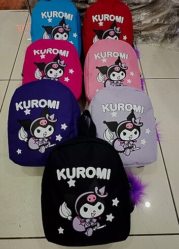 kuromi cocuk sırt çantası 21*25 cm - Görsel 3