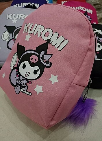 kuromi cocuk sırt çantası 21*25 cm - Görsel 6
