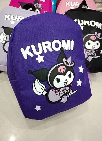 kuromi cocuk sırt çantası 21*25 cm - Görsel 9
