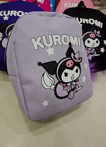 kuromi cocuk sırt çantası 21*25 cm - Görsel 10
