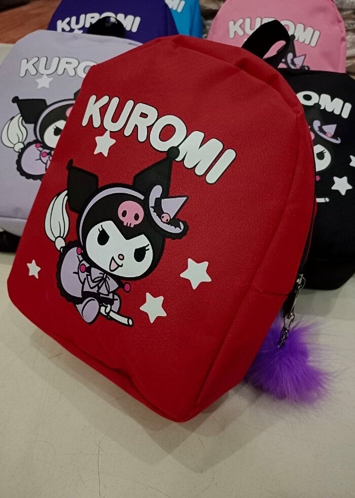 kuromi cocuk sırt çantası 21*25 cm - Görsel 2