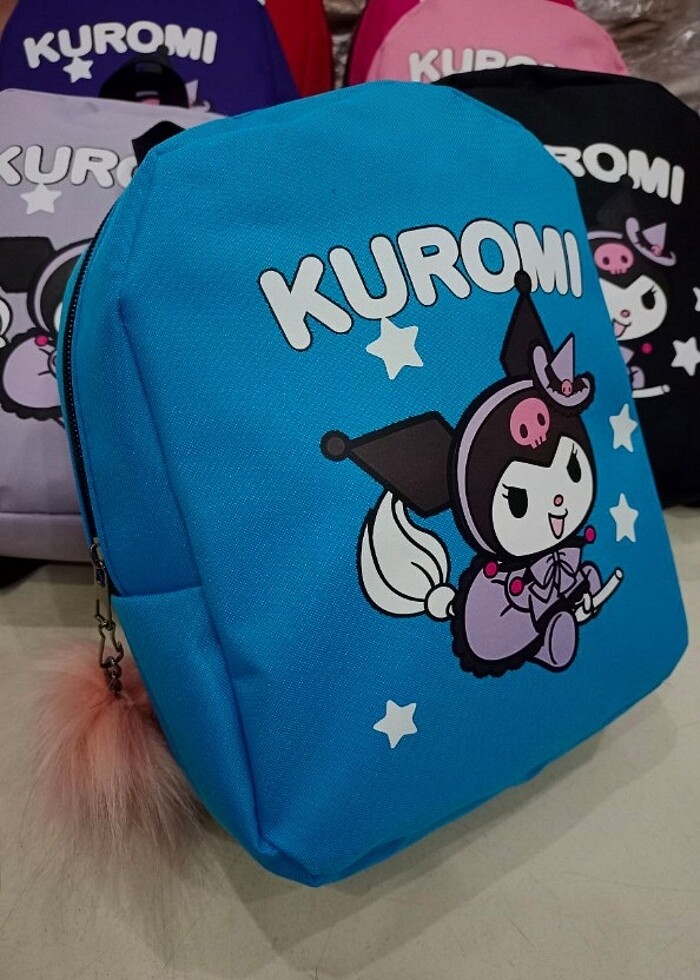 kuromi cocuk sırt çantası 21*25 cm - Görsel 4