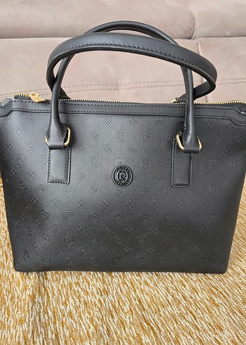 Pierre Cardin Pierre Cardin Kadın Siyah Deri Çanta