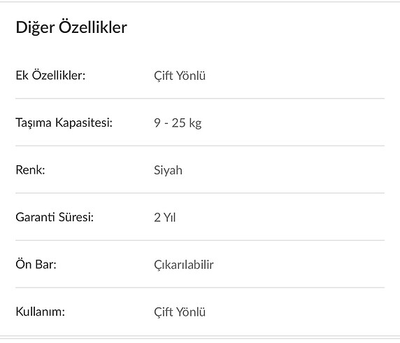 Diğer Bebek arabası
