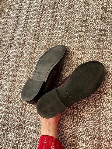 39 Beden bordo Renk mango mokasen