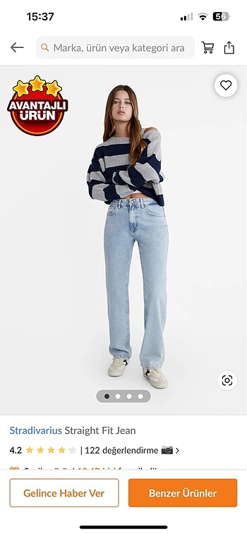 Stradivarius jean