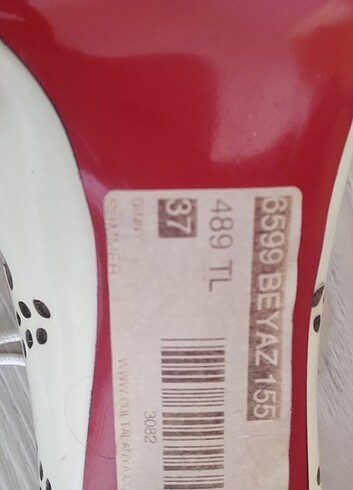 Diğer Beyaz şeffaf topuklu ayakkabi