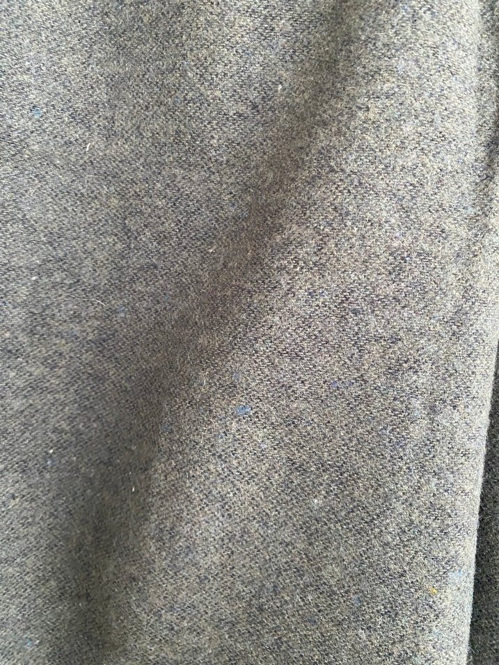 Haki Yünlü Kemerli havuç Pantolon - Görsel 3