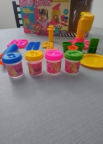 Renkli Barbie hamur Atölyesi Oyuncak Seti - Görsel 6